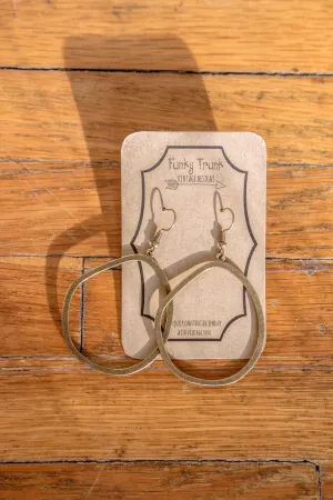 Funky Imperfection Drop Earrings