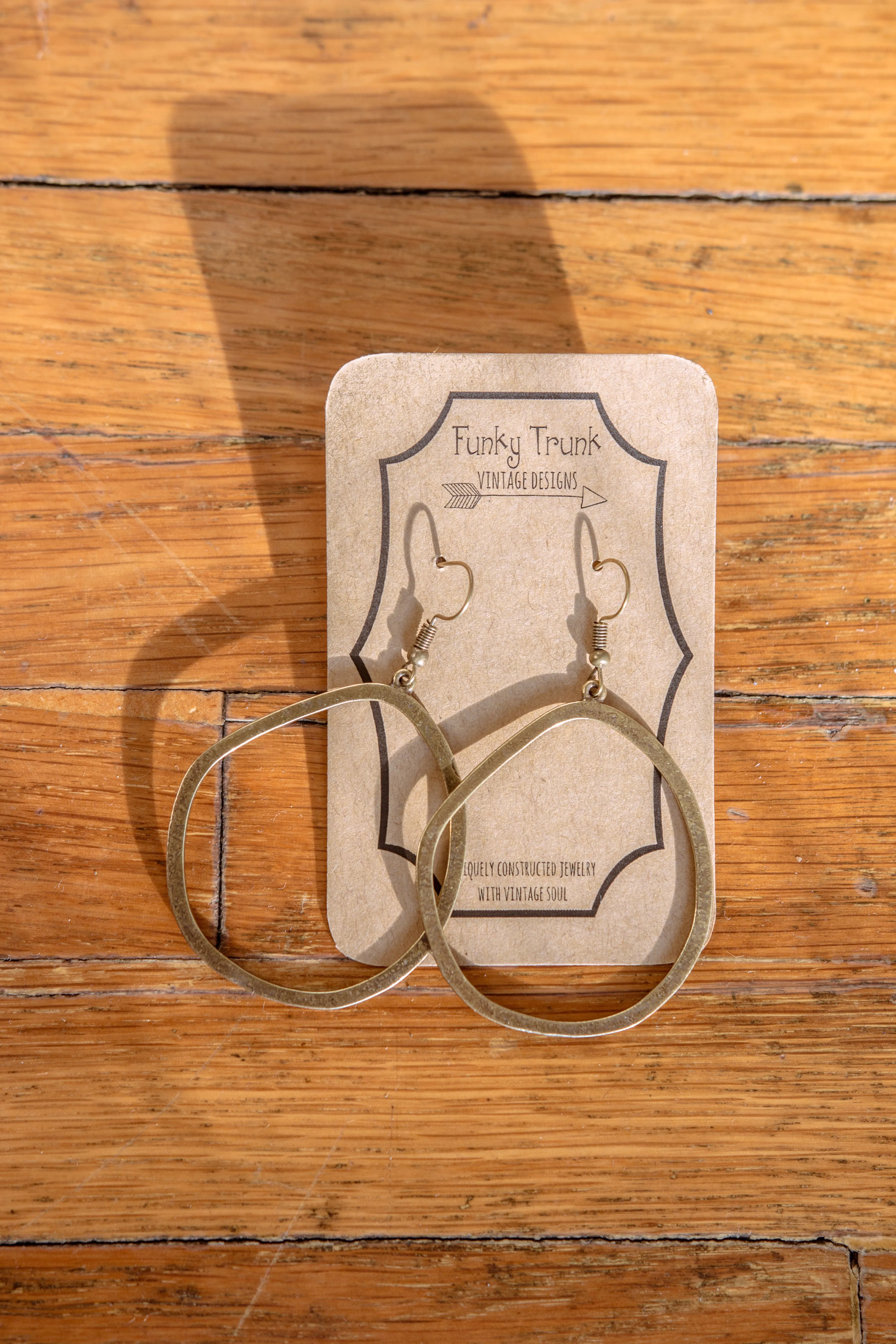 Funky Imperfection Drop Earrings
