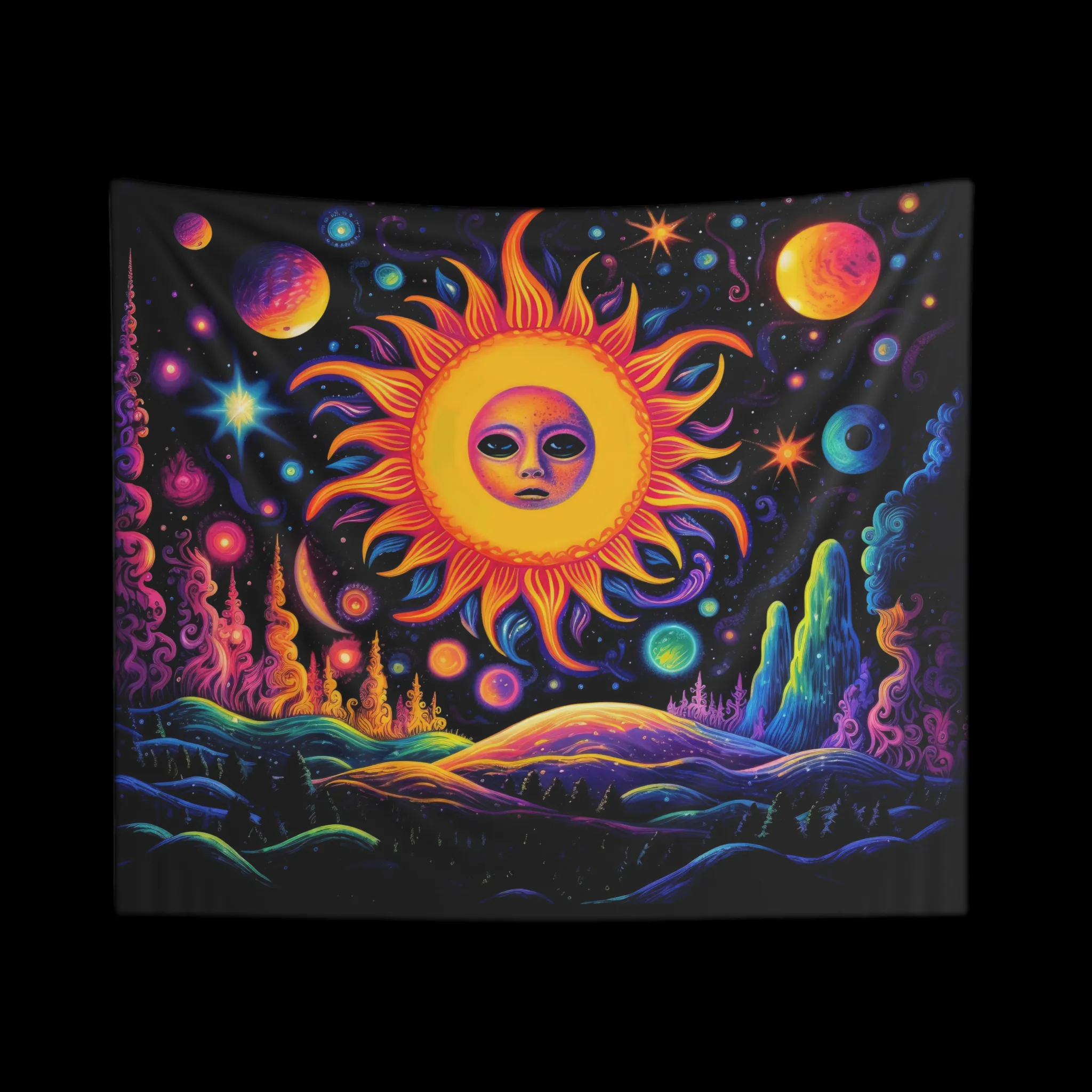 Galactic Sunshine Tapestry