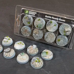 Gamers Grass - Battle Ready Urban Warfare Resin Bases, Round 32mm (x8)