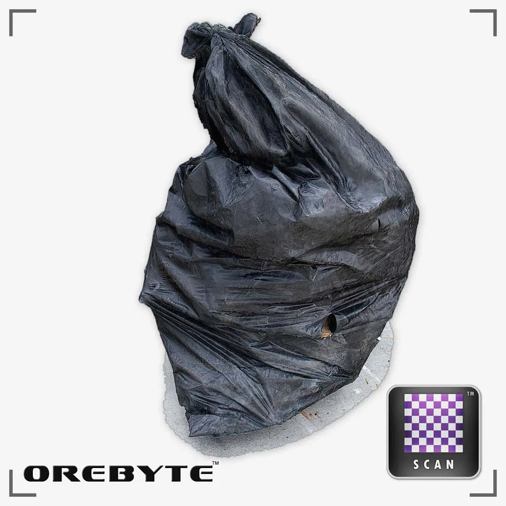 Garbage Bag Black 01