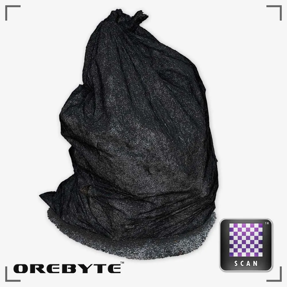 Garbage Bag Black 01