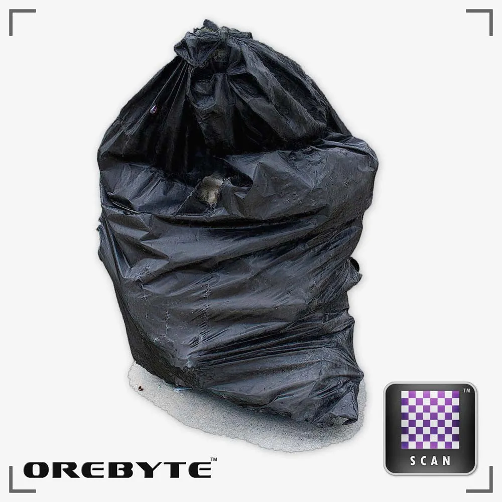 Garbage Bag Black 01
