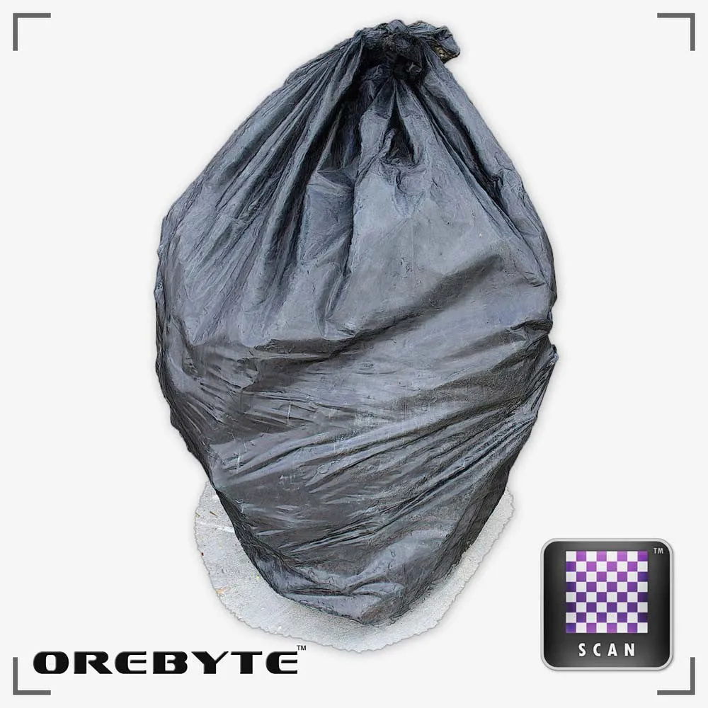 Garbage Bag Black 01