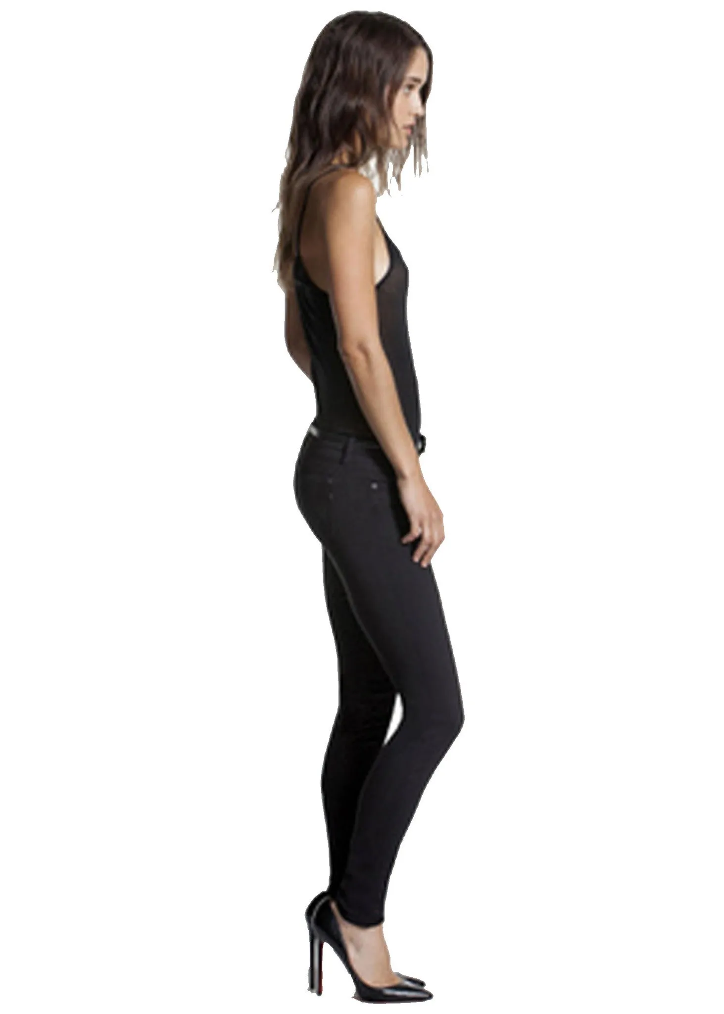 Genetic Denim Shya Skinny Pant in Black