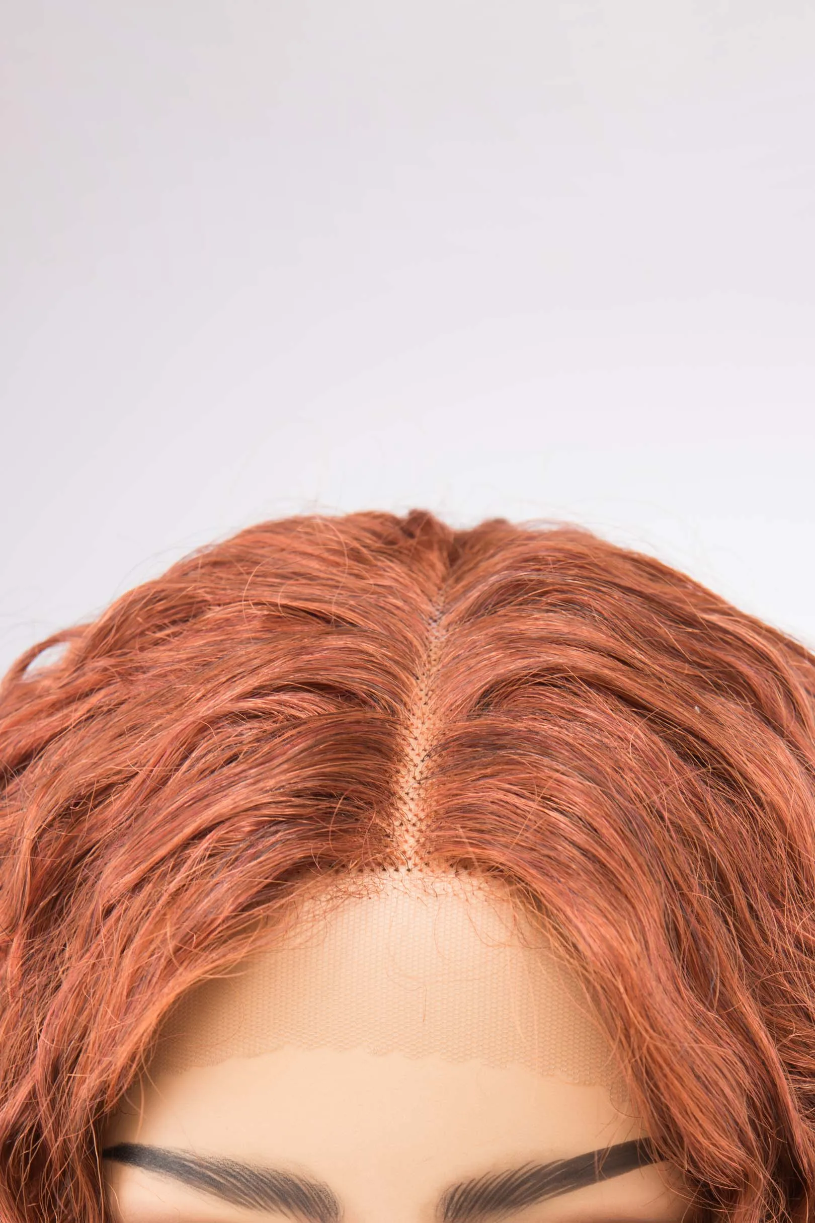 Ginger Curly Lace Front Synthetic Wig Autumn