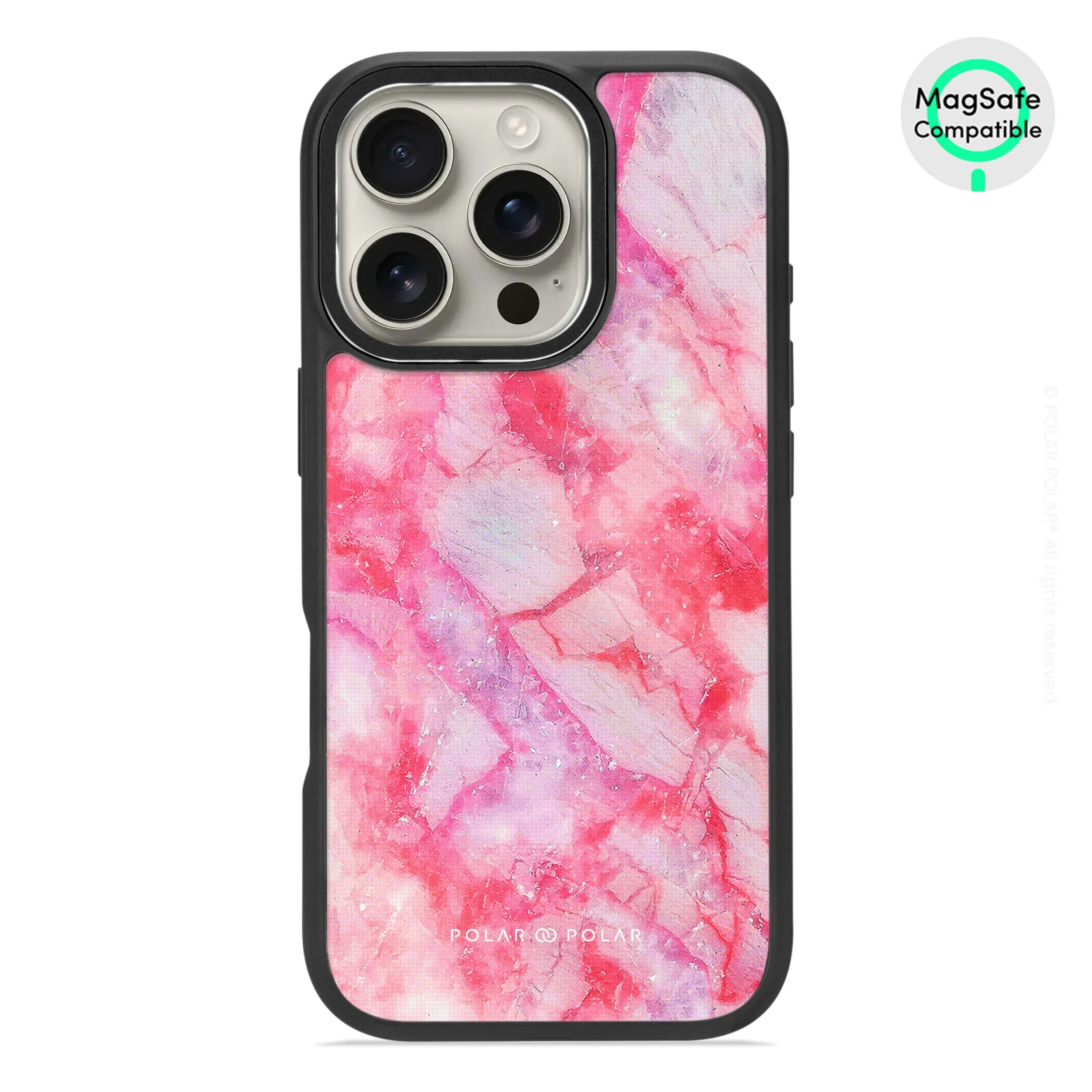 Gloaming Island - iPhone 16 Pro Frosted Black Bumper MagSafe Case