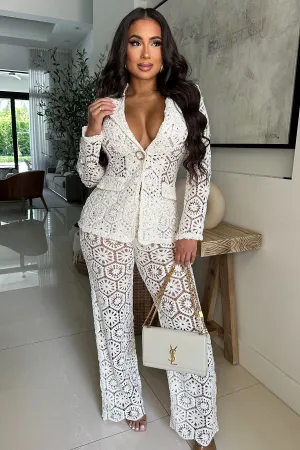 GO OUT FOR BRUNCH PANT SET