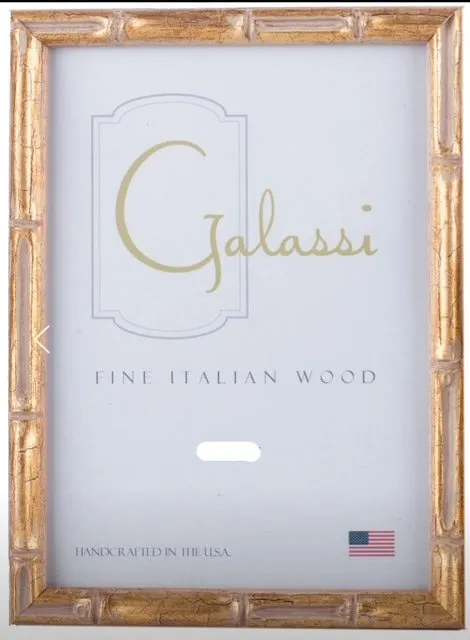 Gold Bamboo Frame 4" x 6"