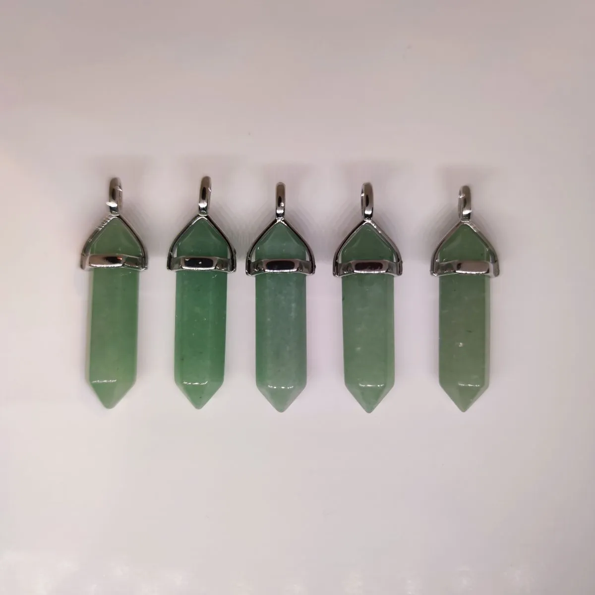 Green Aventurine Crystal Point Pendant
