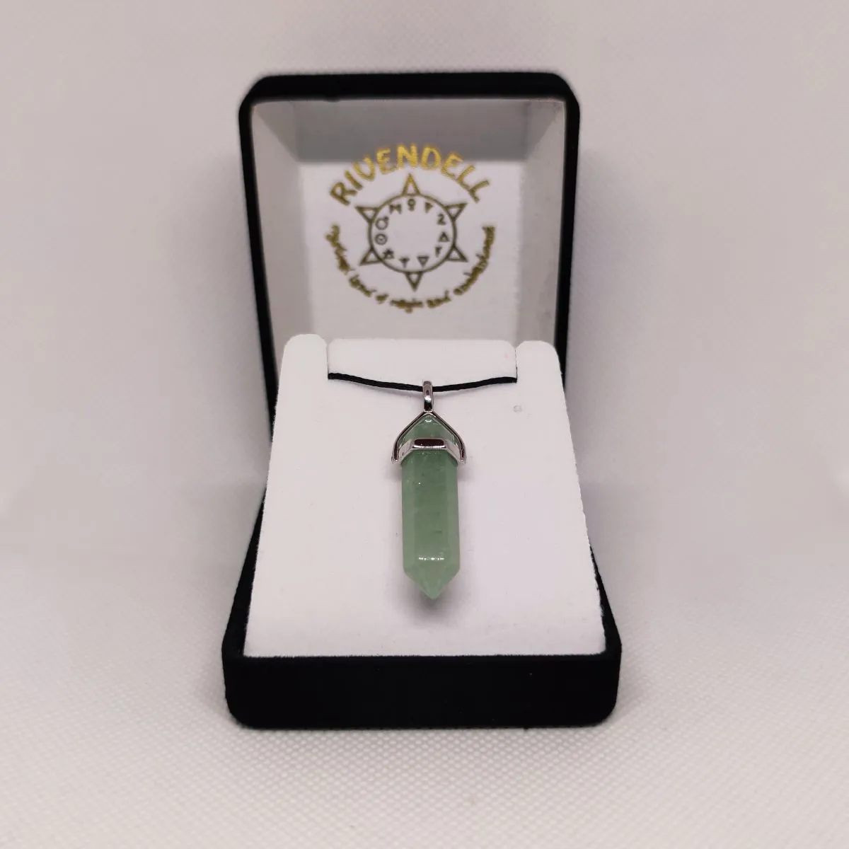 Green Aventurine Crystal Point Pendant