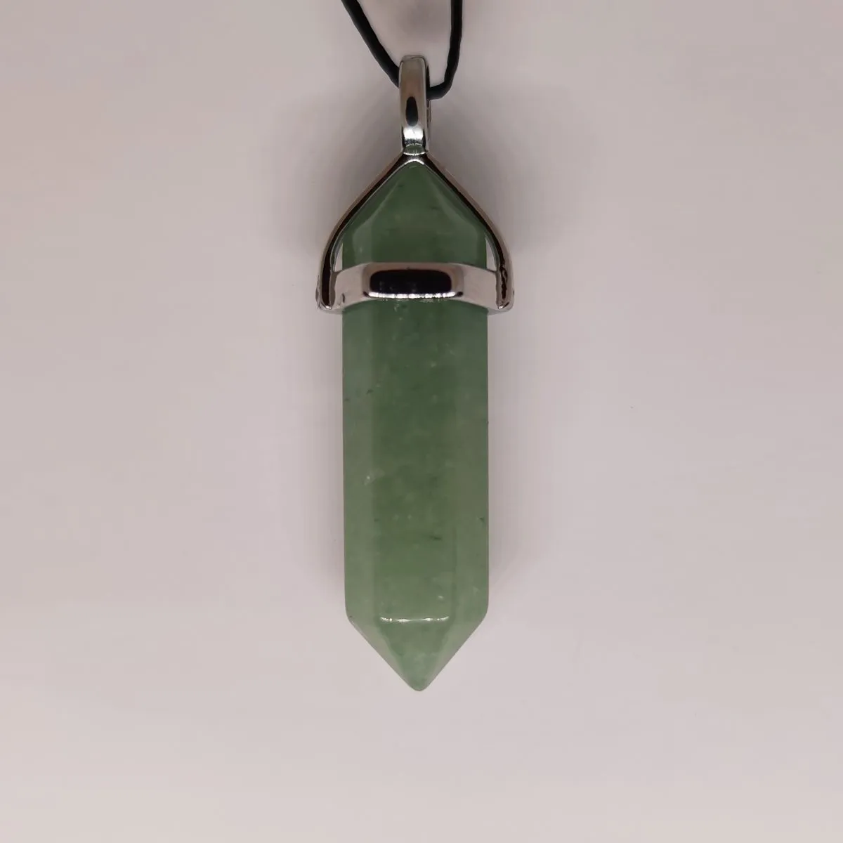 Green Aventurine Crystal Point Pendant