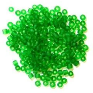 Green Frosted Rocailles