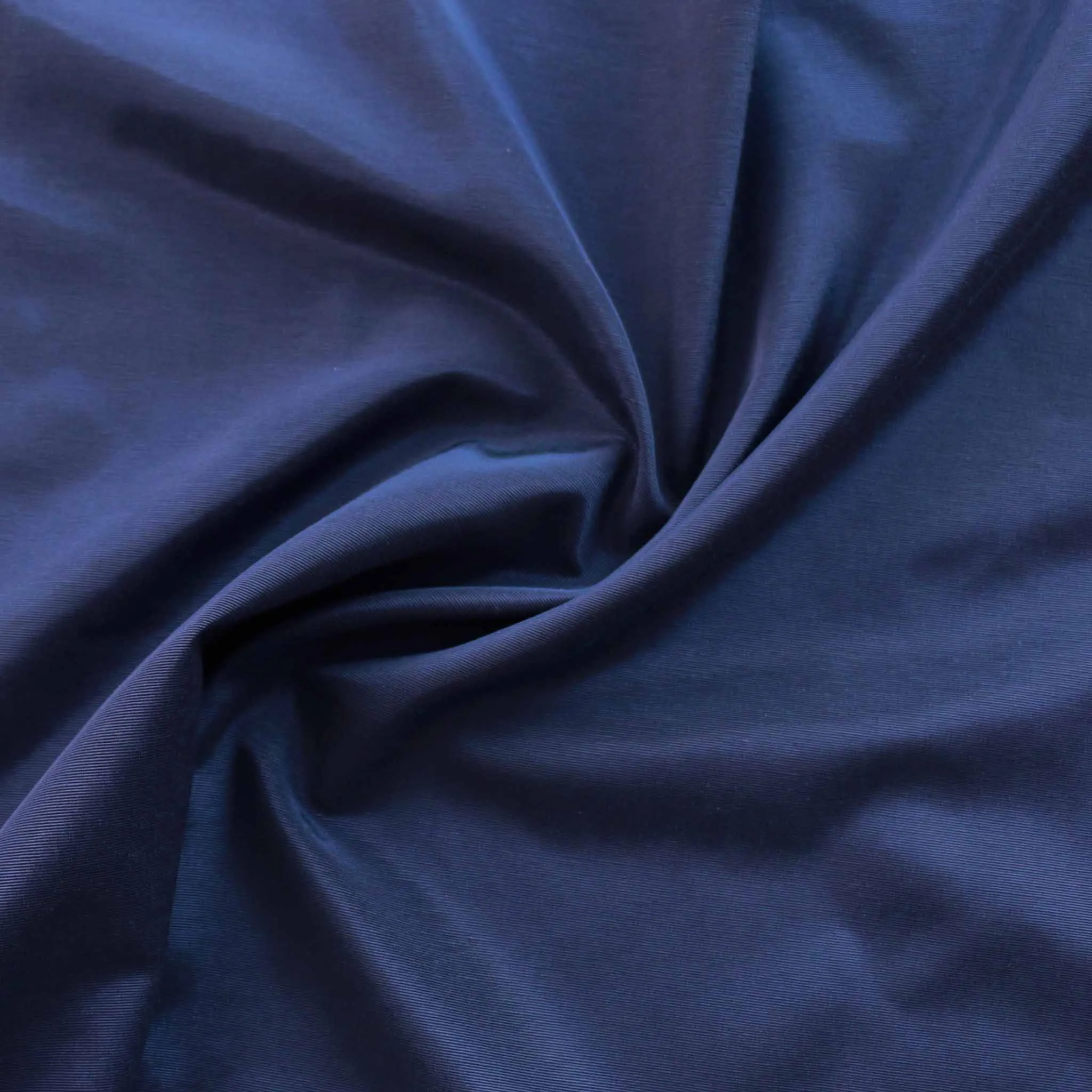 Grosgrain Suiting Fabric  - Midnight blue colour