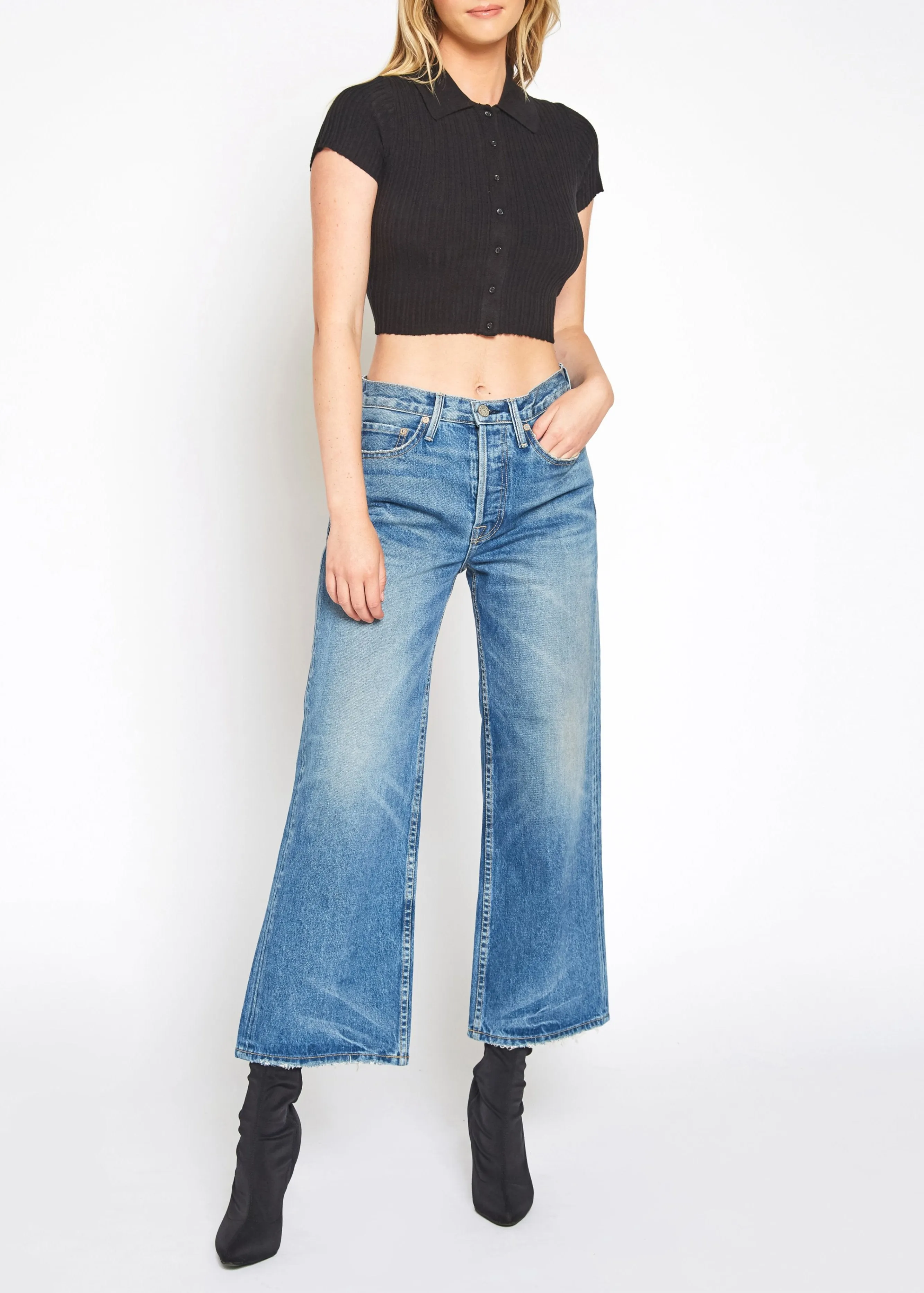 Hailey Crop Wide Leg