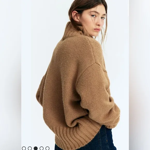 H&amp;M Oversized Mock-turtleneck Sweater