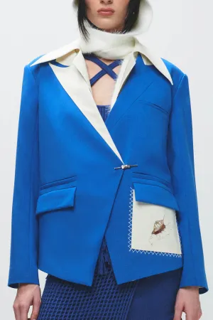 HAN WEN STUDIO Seashell Embroidered Blazer