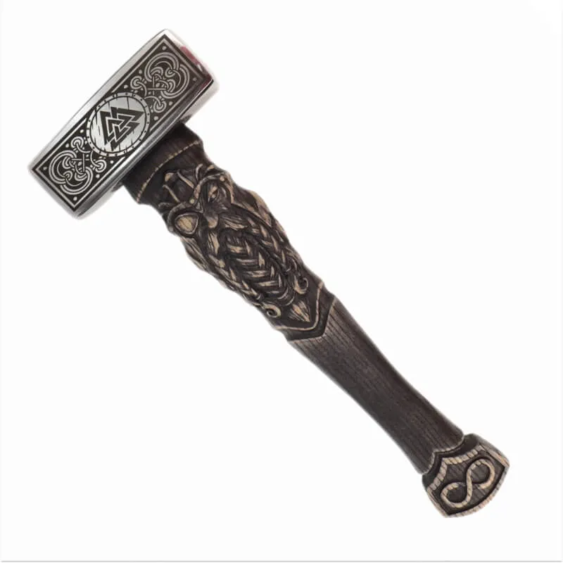 Hand-forged  Viking Unique Hammer "Goibniu"