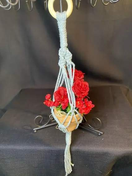 Handmade Macramé with Flower pots