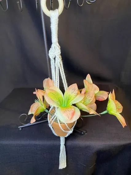 Handmade Macramé with Flower pots