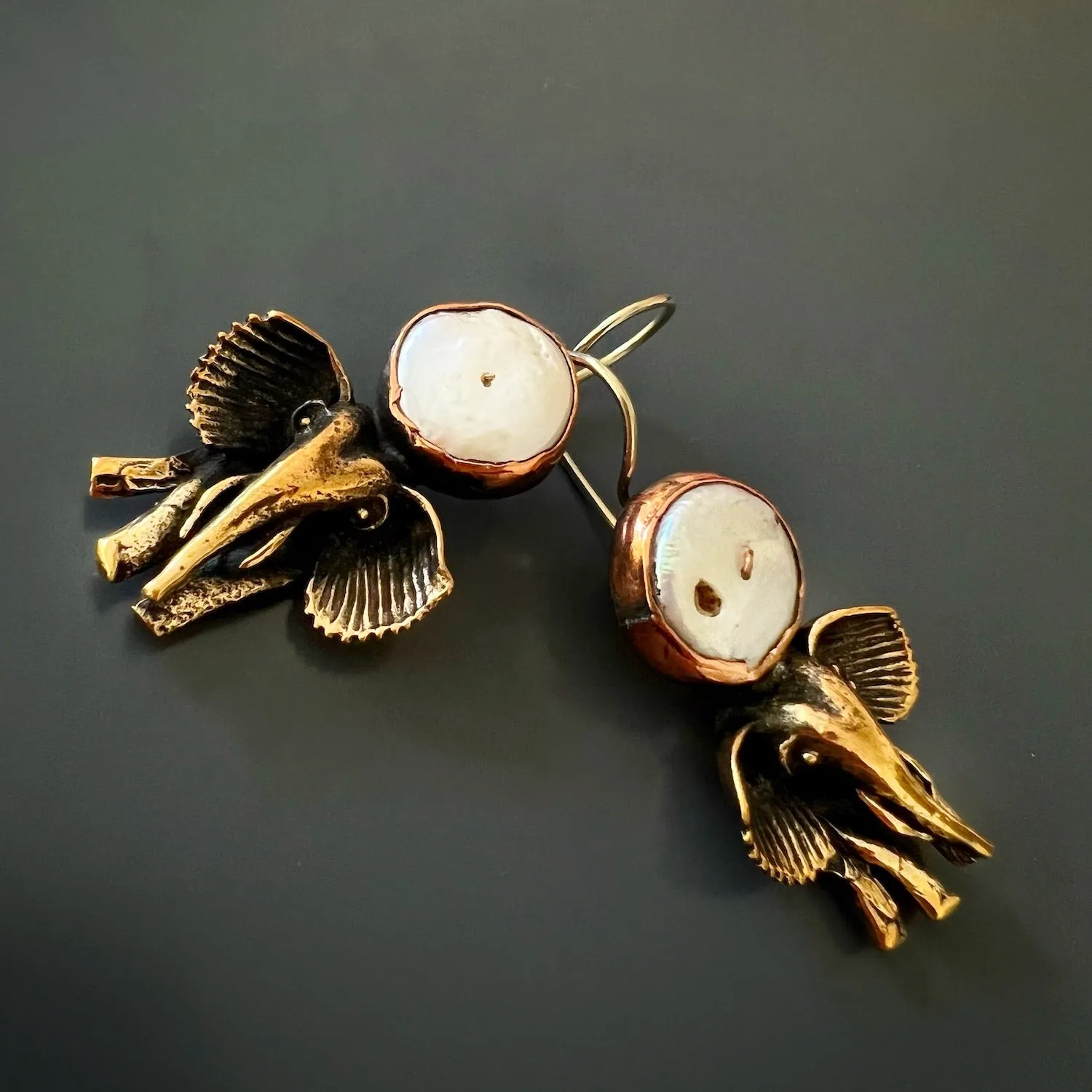 Handmade Unique Spirit Elephant Earrings