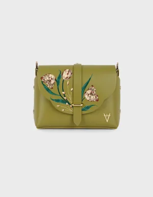 Harmonia Shoulder Bag - Hand-Painted