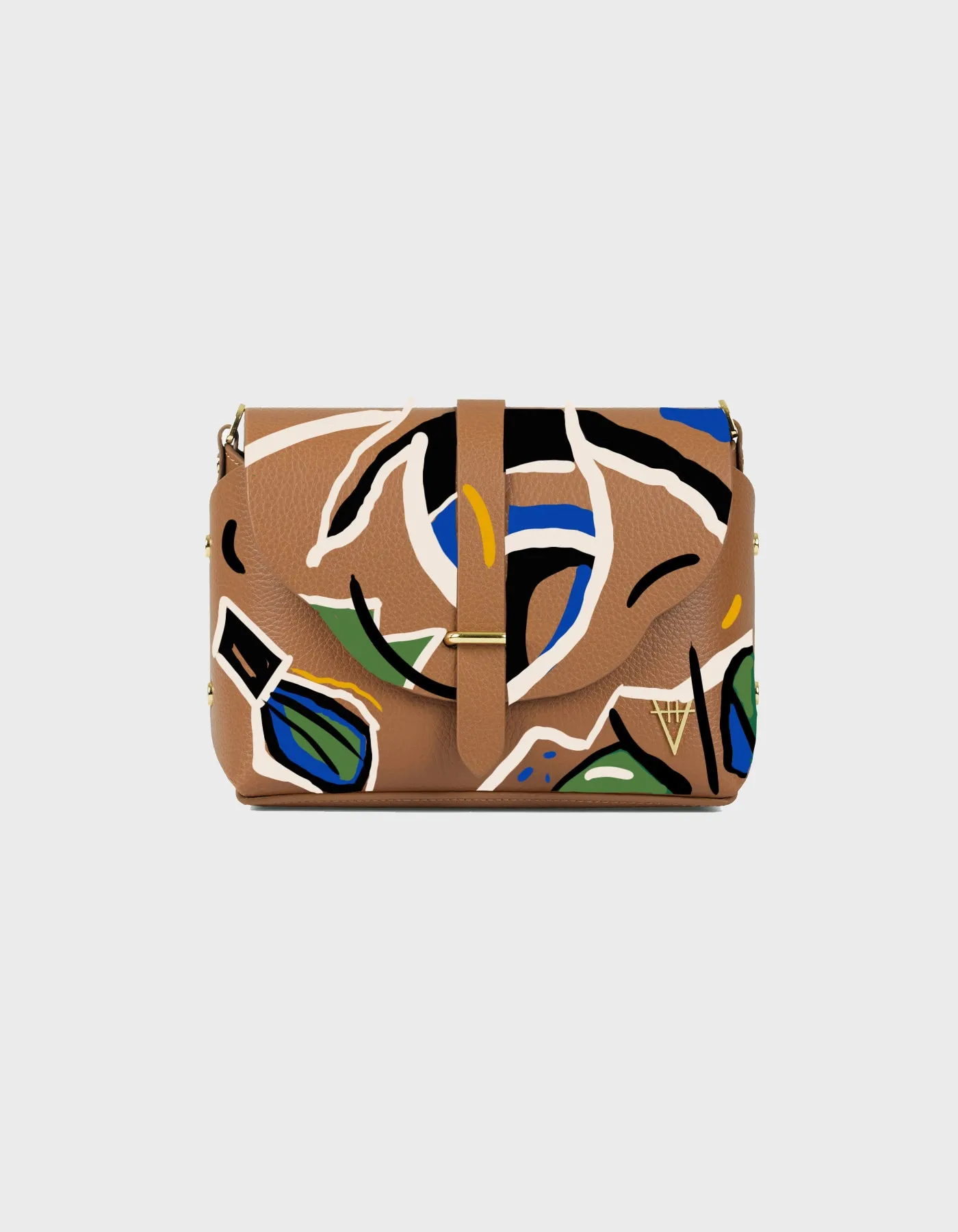 Harmonia Shoulder Bag - Hand-Painted