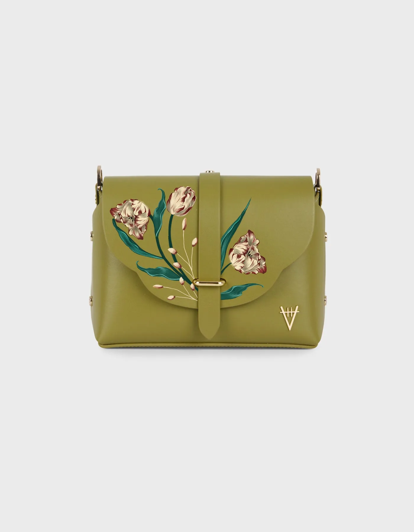 Harmonia Shoulder Bag - Hand-Painted