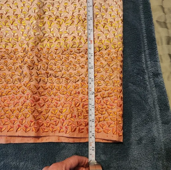 HD in Paris Anthropologie Elegant Peaches and Cream Ombre Skirt