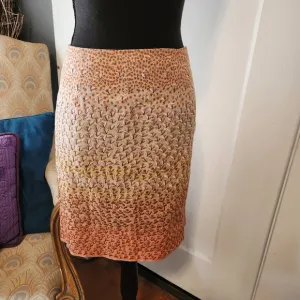 HD in Paris Anthropologie Elegant Peaches and Cream Ombre Skirt