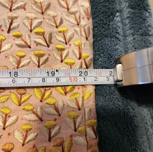 HD in Paris Anthropologie Elegant Peaches and Cream Ombre Skirt