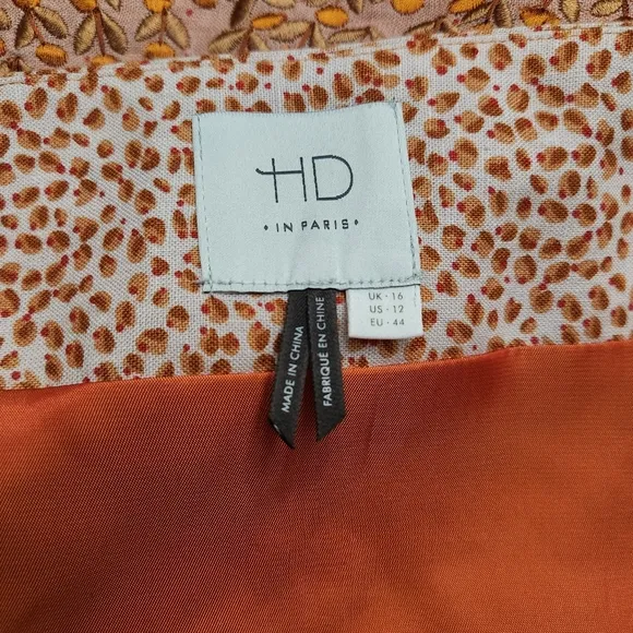 HD in Paris Anthropologie Elegant Peaches and Cream Ombre Skirt