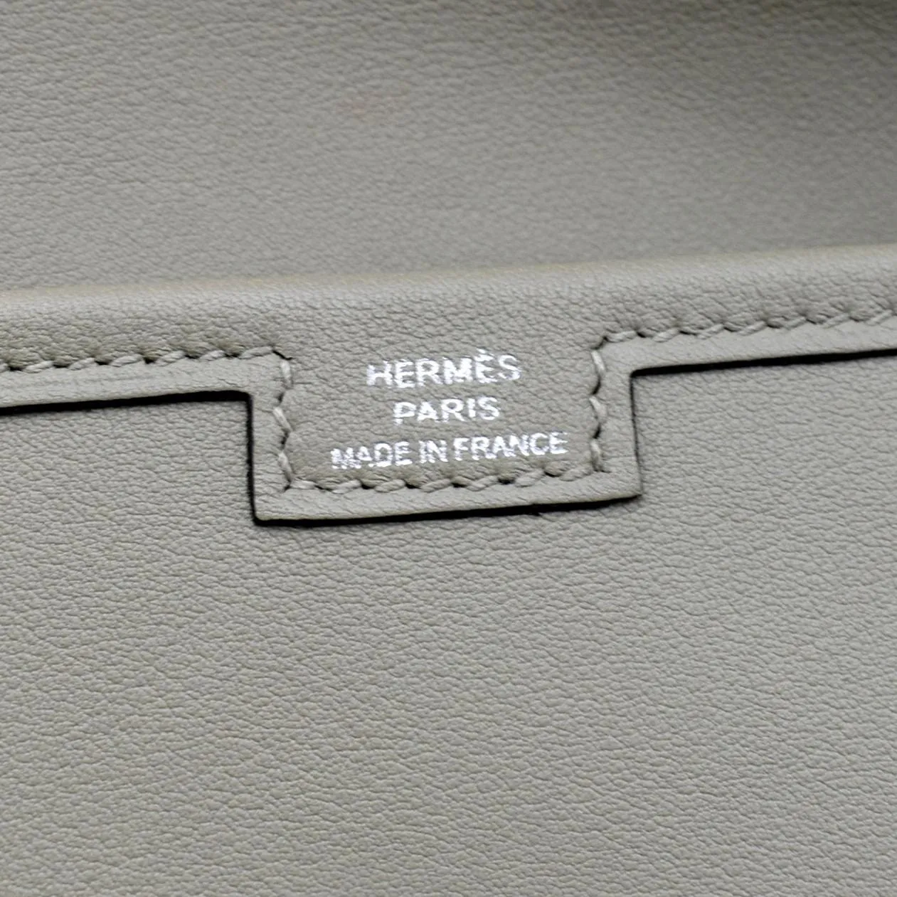 HERMES Jige Elan 29 Calfskin Leather Clutch Wallet Trench