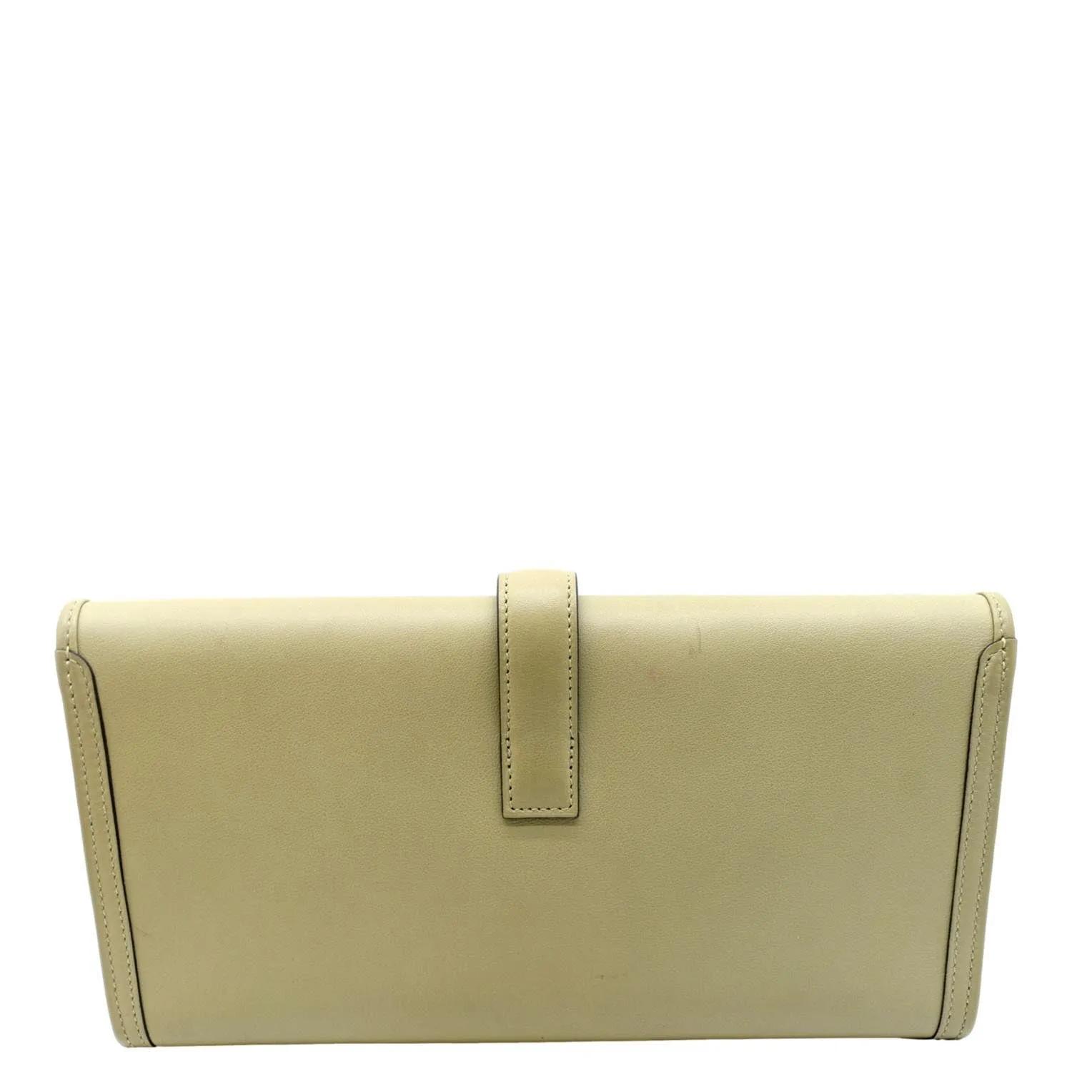 HERMES Jige Elan 29 Calfskin Leather Clutch Wallet Trench
