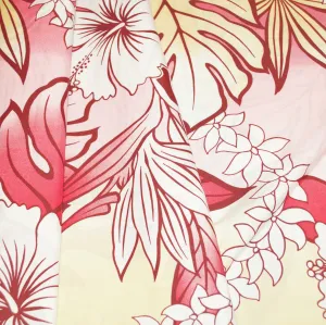 Hibiscus Monstera Tiare Lei Red, Yellow, Orange