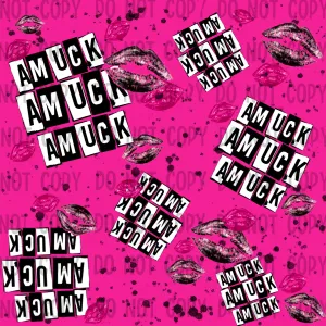 HOCUS AMUCK PINK MEAN GIRLS Fabric