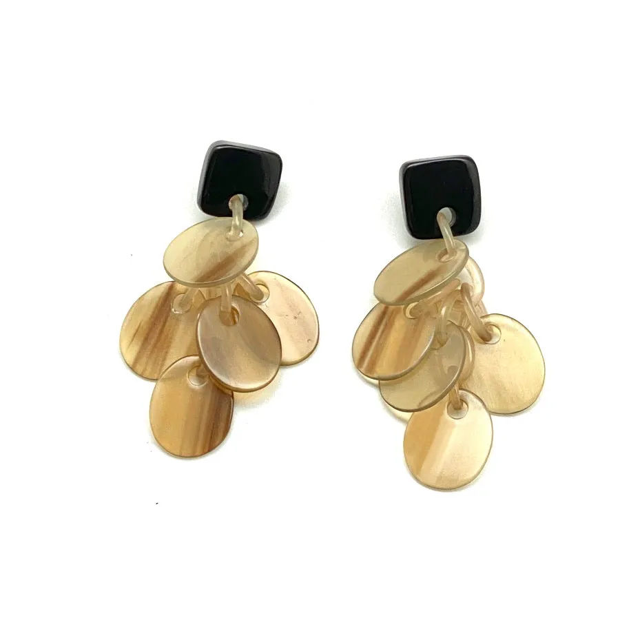 Horn Dangle Earrings