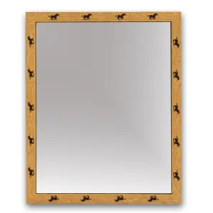Horses Photo Frame Burl 8" x 10"