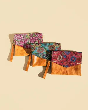 Huipil Envelope Clutch & Crossbody - Floral