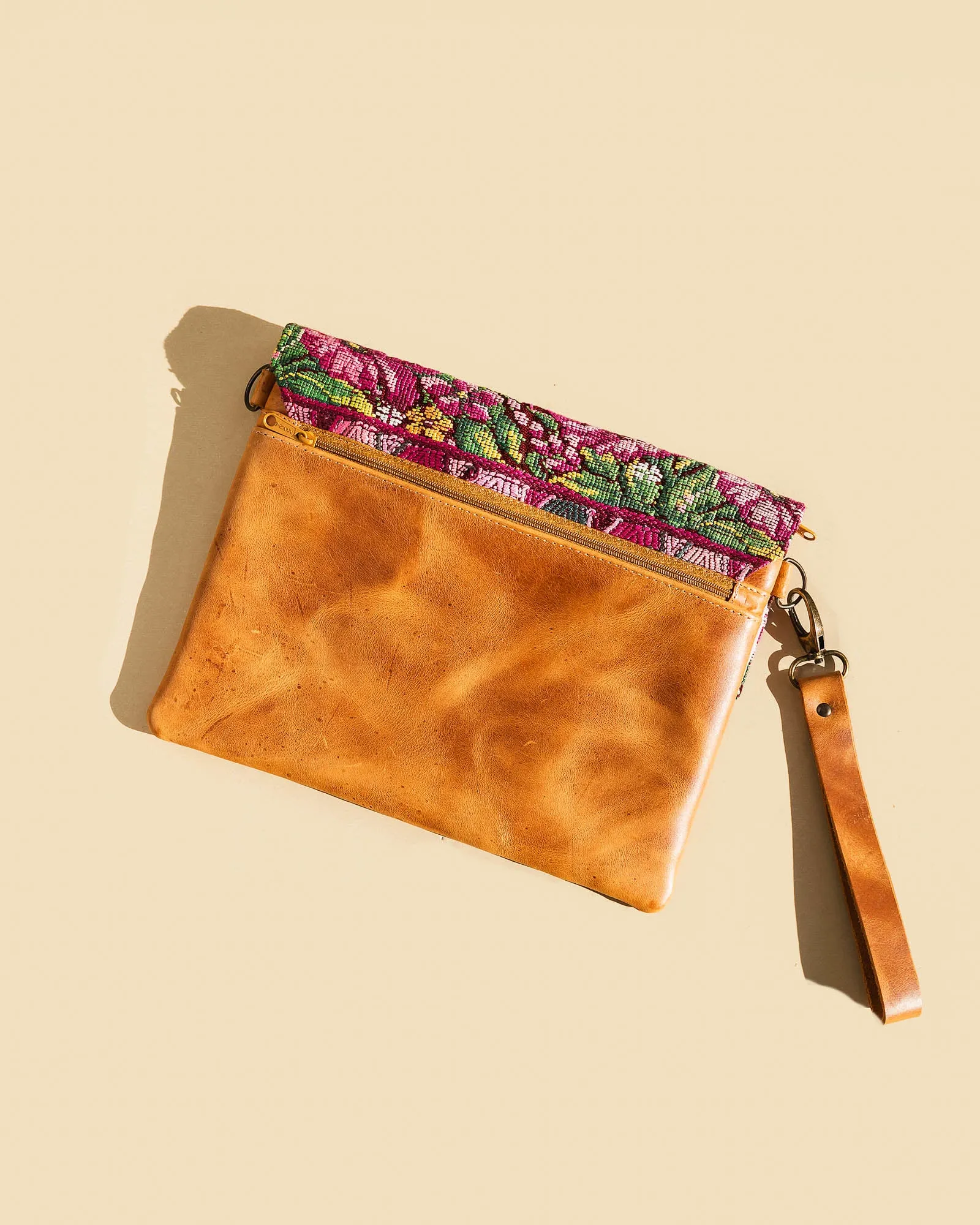Huipil Envelope Clutch & Crossbody - Floral