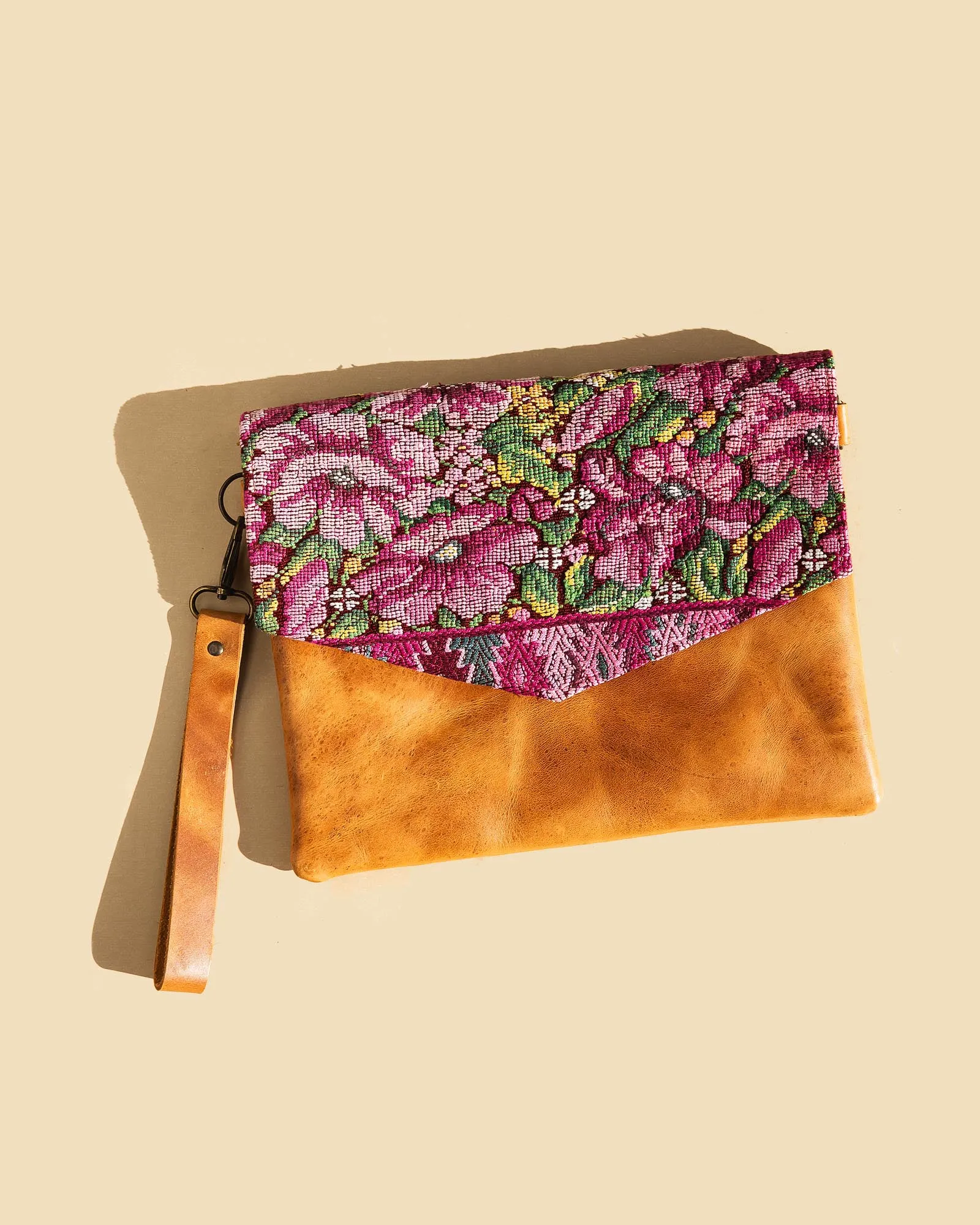 Huipil Envelope Clutch & Crossbody - Floral