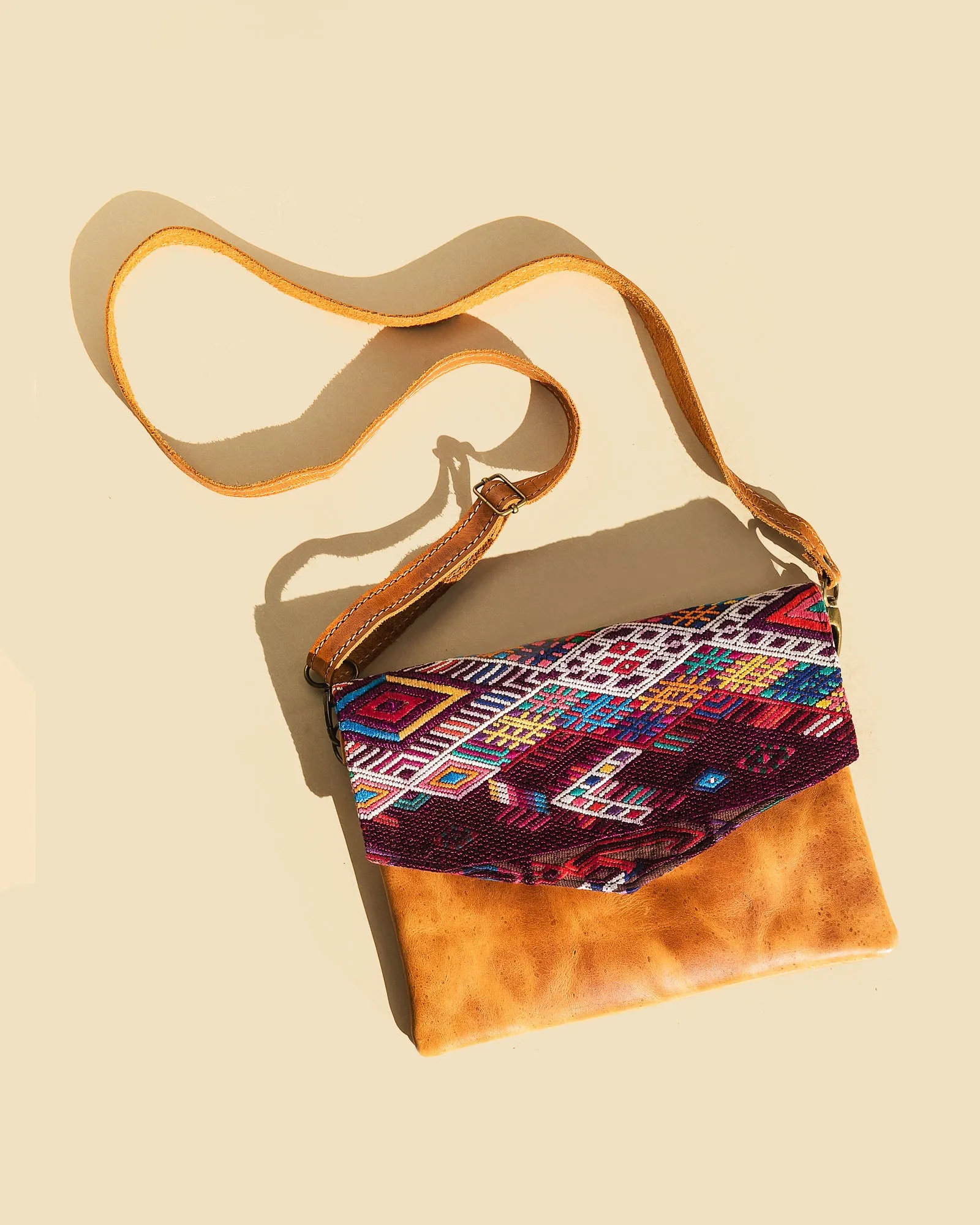 Huipil Envelope Clutch & Crossbody- Geometric
