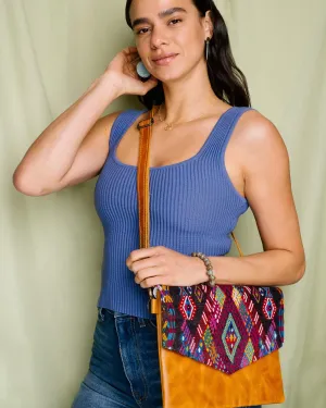 Huipil Envelope Clutch & Crossbody- Geometric