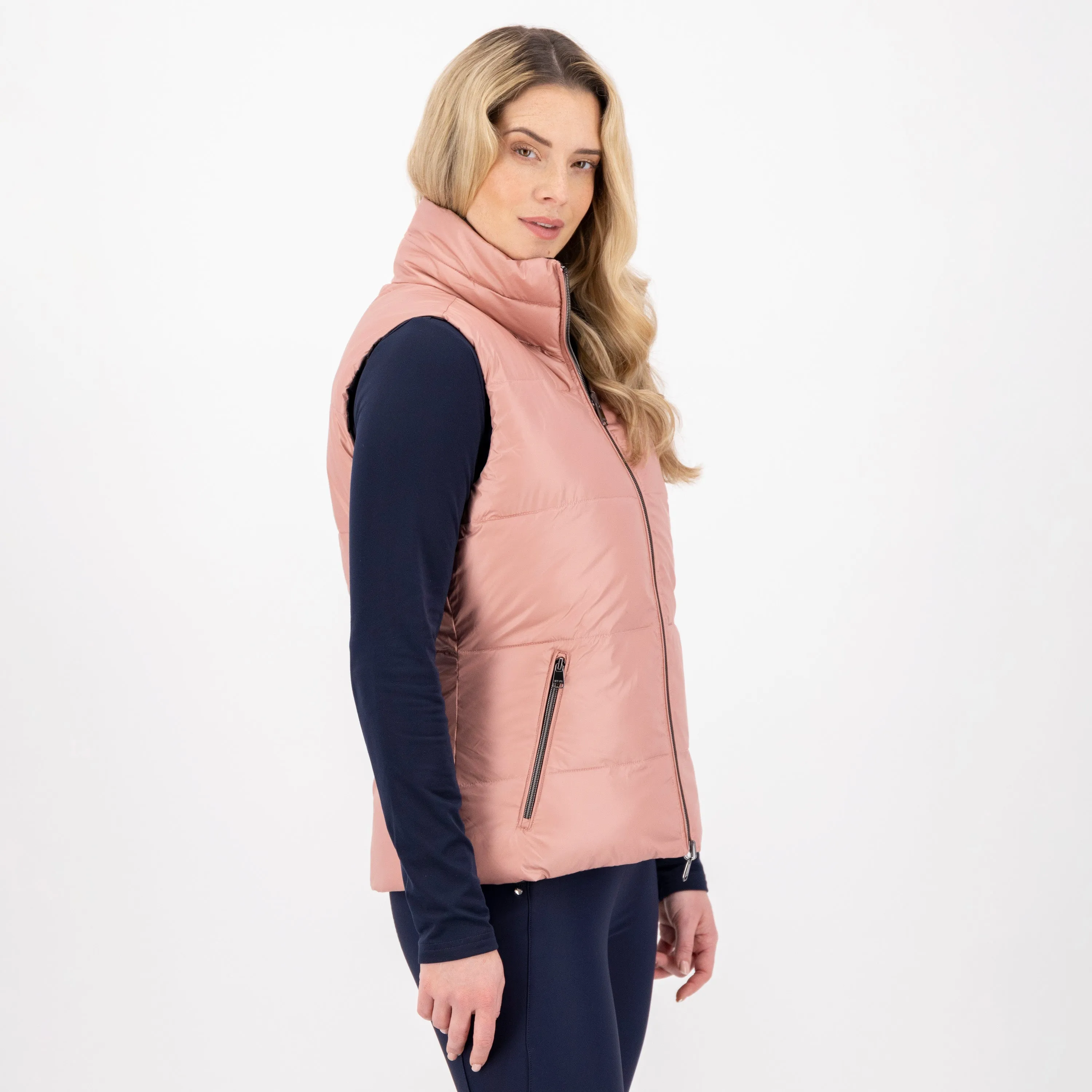HV Polo Bodywarmer Claire Reversible, elegant vändbar ridväst