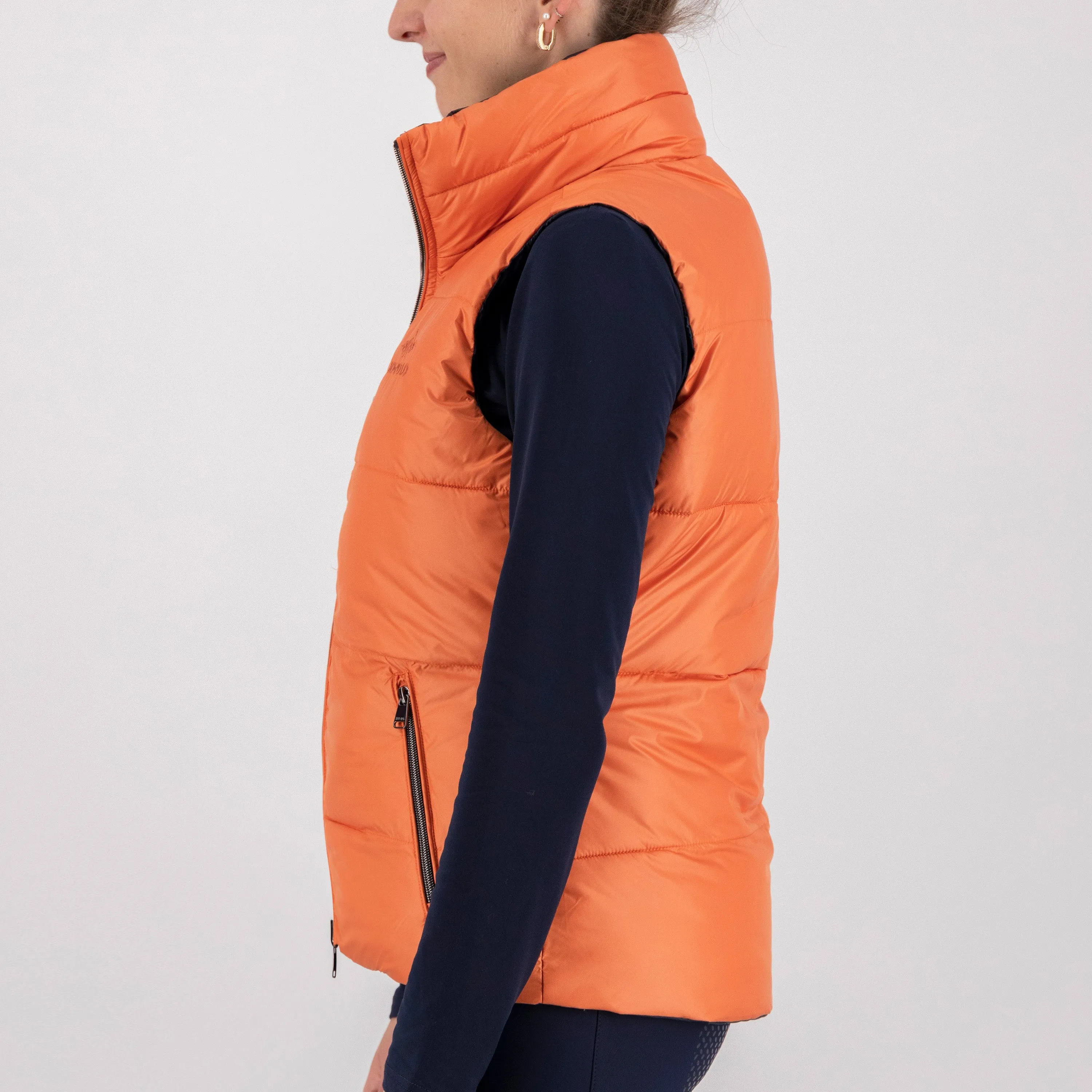 HV Polo Bodywarmer Claire Reversible, elegant vändbar ridväst