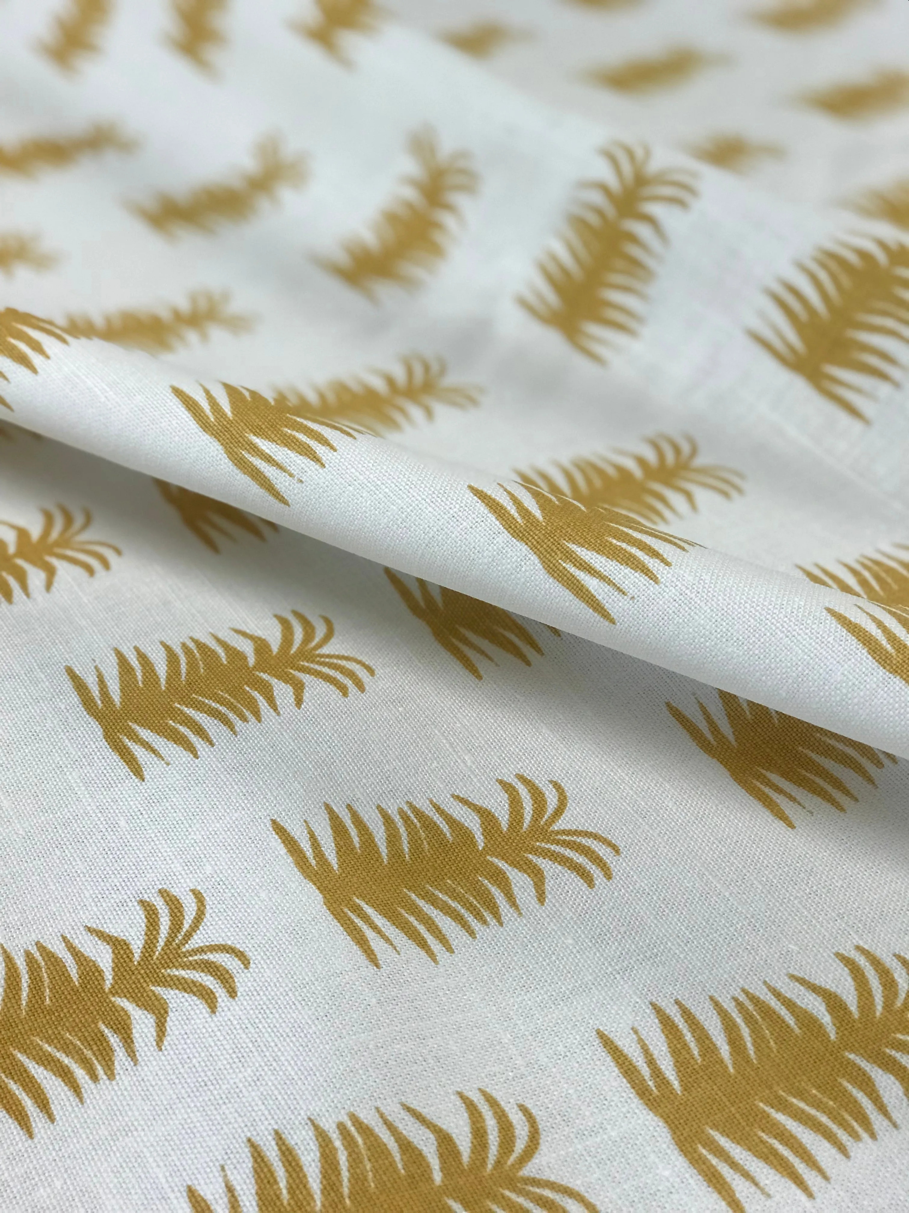 Imogene Fabric Wheat on Oyster
