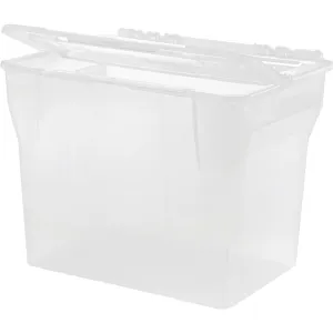 IRIS Split Lid Hanging File Tote Box