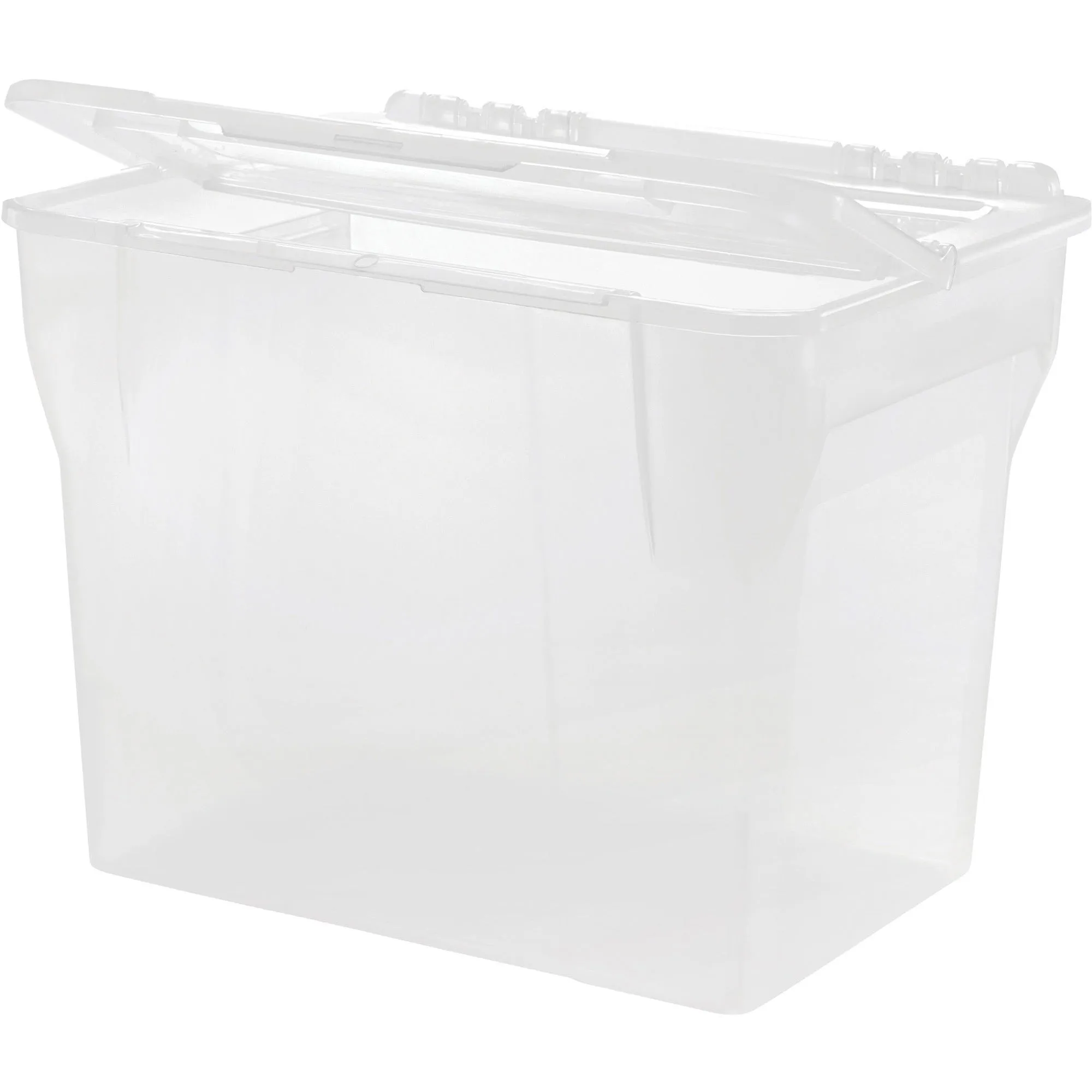 IRIS Split Lid Hanging File Tote Box