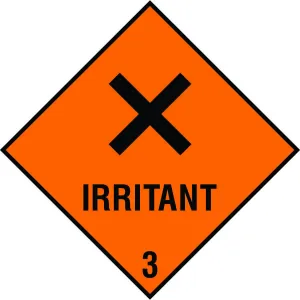 Irritant 3 diamond sign