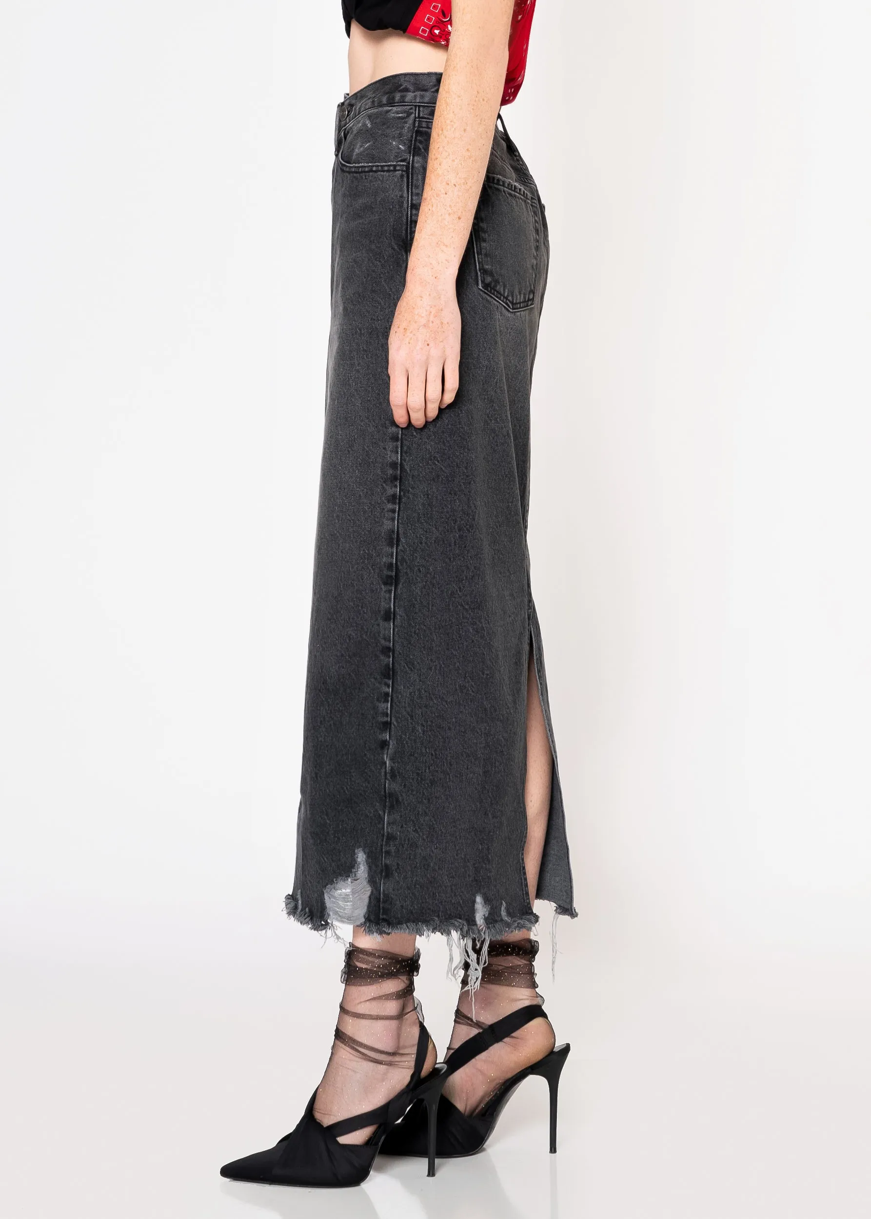 Jackie Cross Over Maxi Skirt